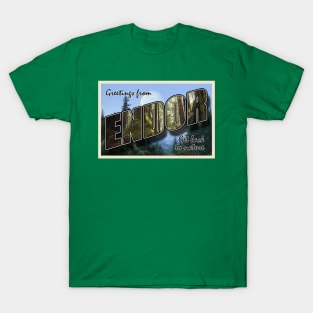 Endor Travel Postcard T-Shirt